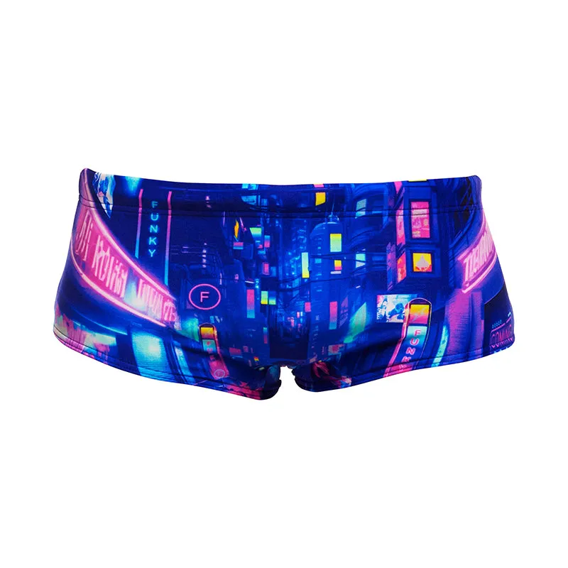 Funky Trunks - Cyber City - Mens Eco Sidewinder Trunks