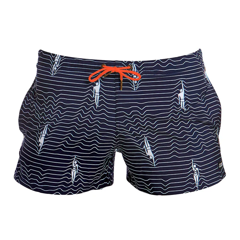 Funky Trunks - Deep Water Mens Shorty Shorts Short