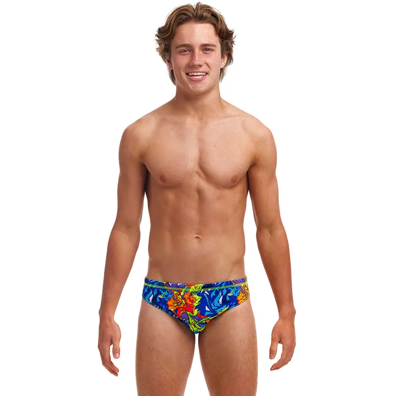 Funky Trunks - Mixed Mess - Boys Eco Classic Briefs