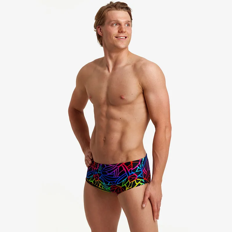 Funky Trunks - Rainbow Web - Mens Sidewinder Trunks