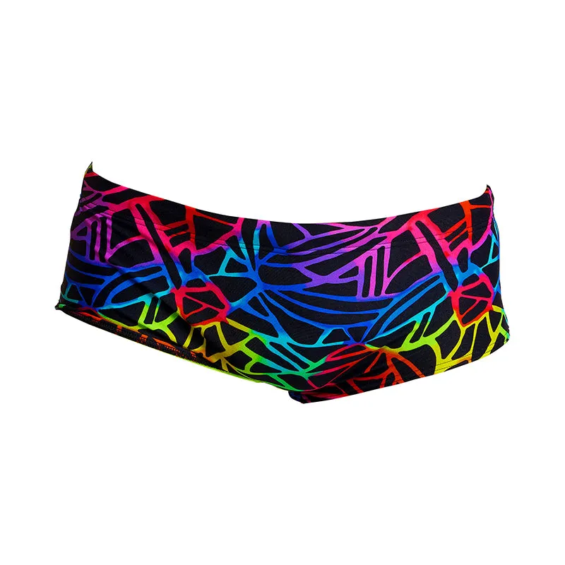 Funky Trunks - Rainbow Web - Mens Sidewinder Trunks