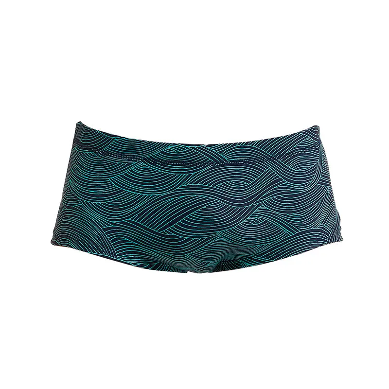 Funky Trunks - Ripples - Mens Plain Front Trunks