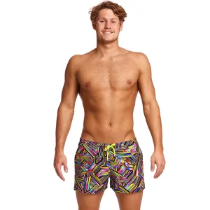 Funky Trunks - Strip Straps - Mens Shorty Shorts Short