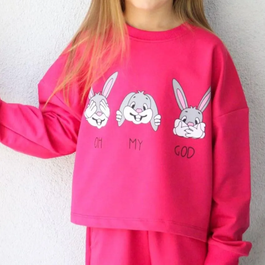 Funny Bunny Stylish Casual Set