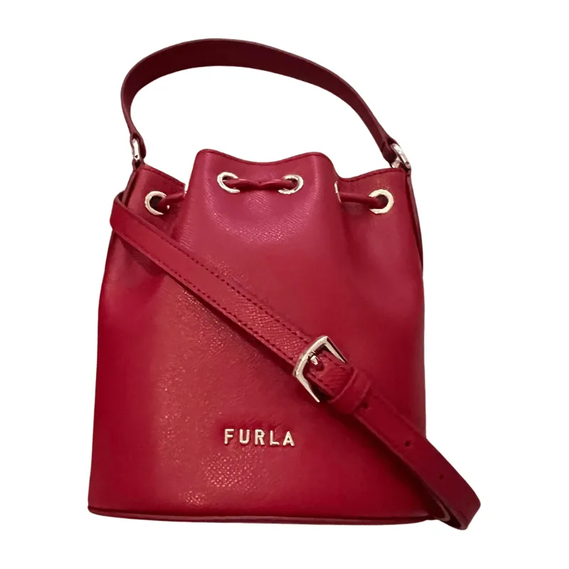 Furla Clio Mini Drawstring Bag - Cabernet