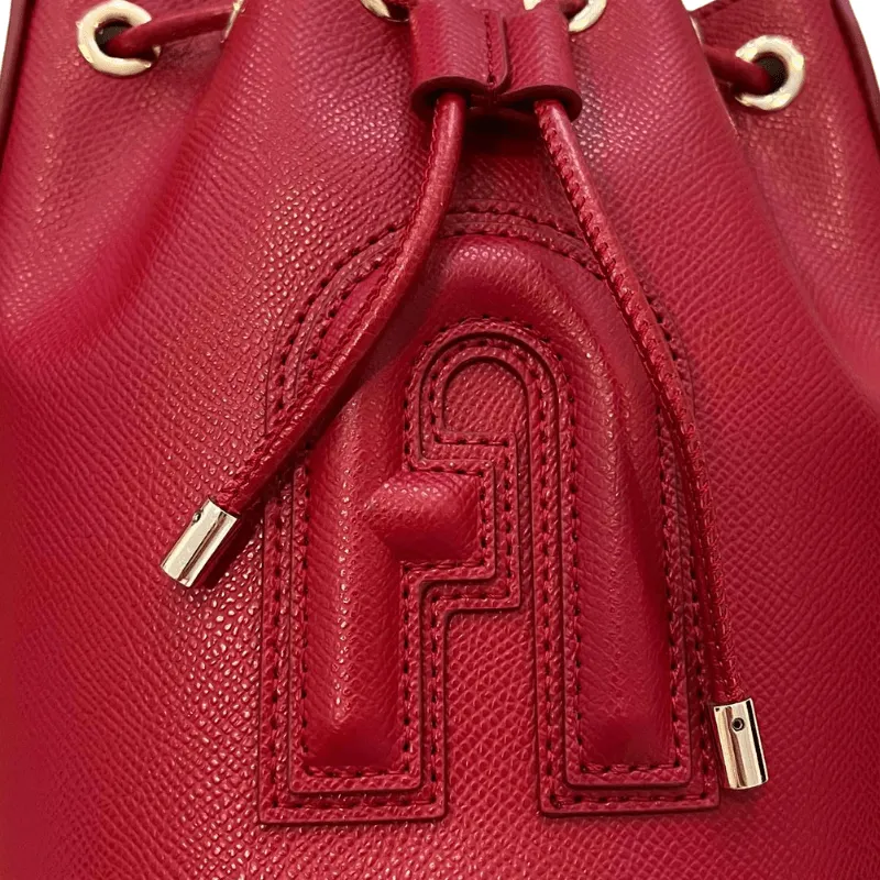 Furla Clio Mini Drawstring Bag - Cabernet