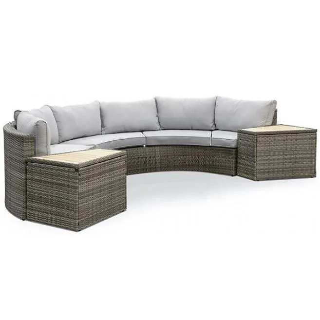 Furniture of America Barbuda GM-104 7 pc Outdoor Living Room Set