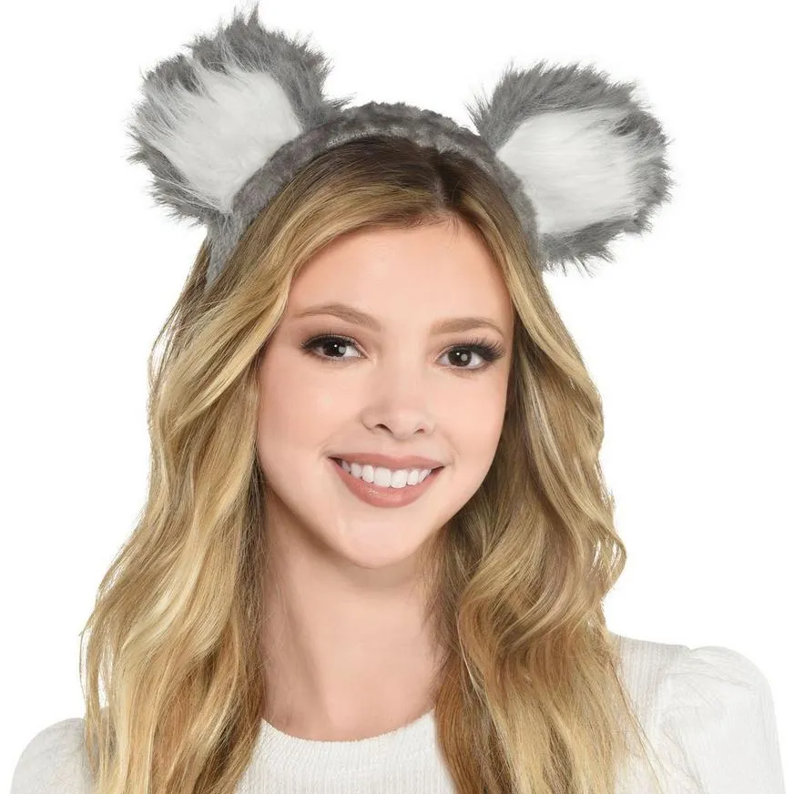 Furry Koala Ear Headband | 1 ct