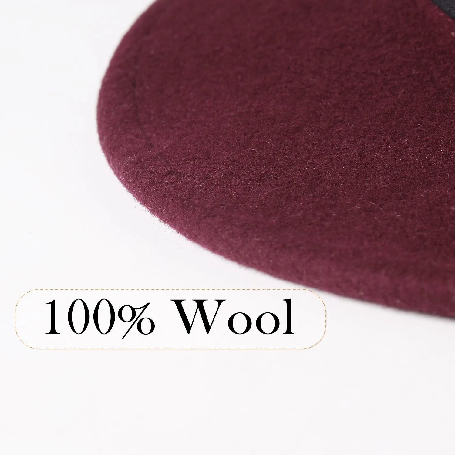 FURTALK Fedora Hats for Men Women 100% Australian Wool Felt Wide Brim Hat Ribbon Crushable Packable