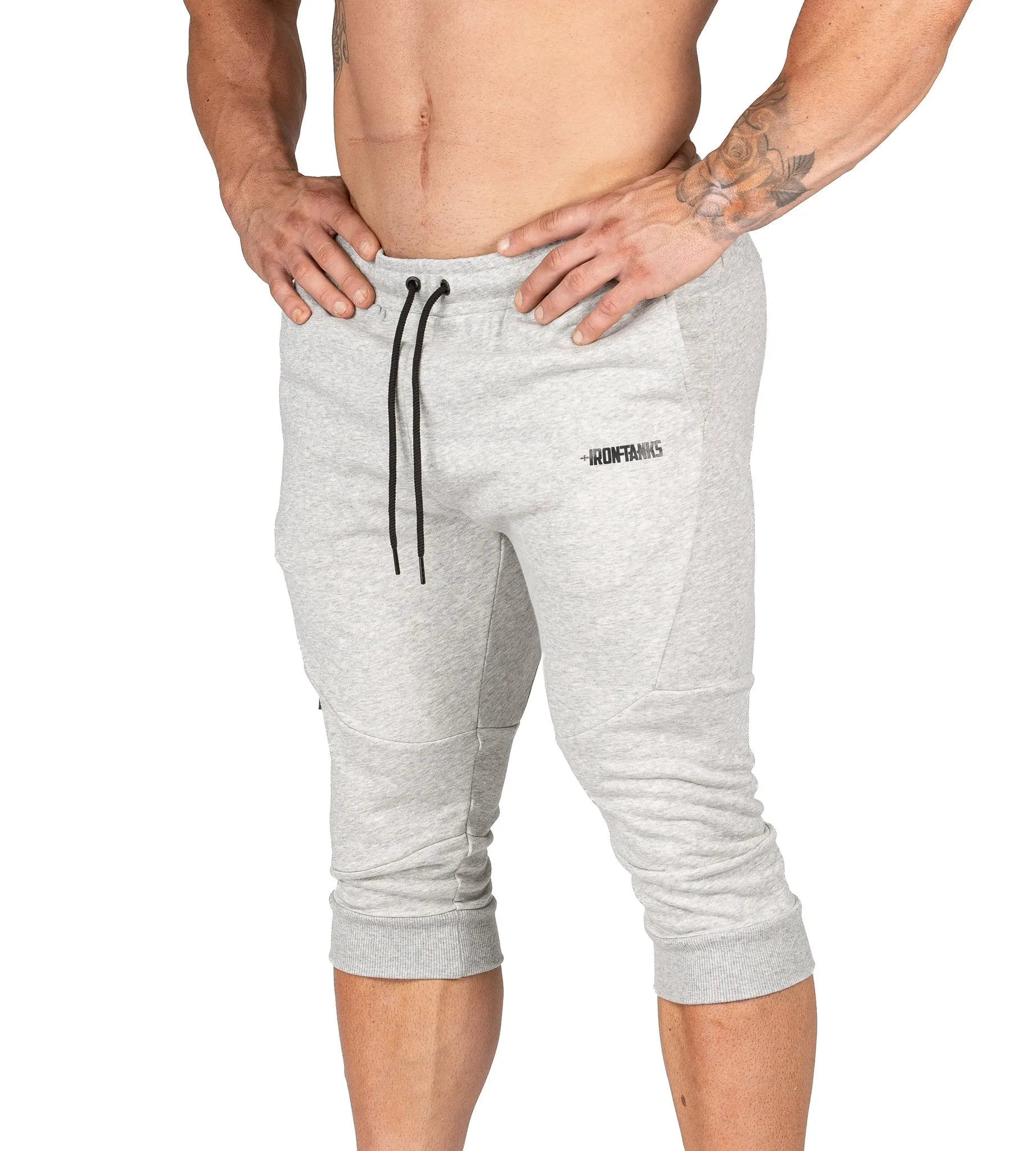 Fusion 3/4 Gym Pants II - Polar Grey