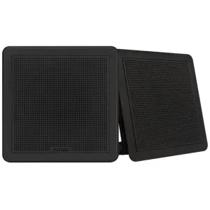 Fusion 7.7" F/M Square Speakers Black 200 Watt