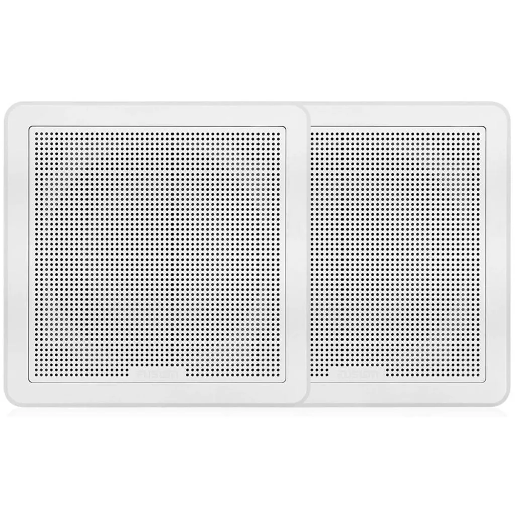 Fusion 7.7" F/M Square Speakers White 200 Watt