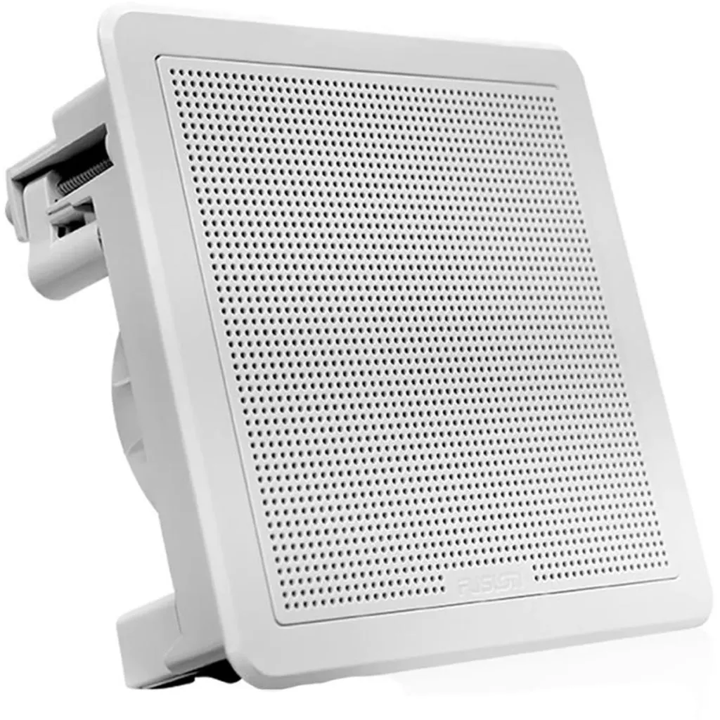 Fusion 7.7" F/M Square Speakers White 200 Watt