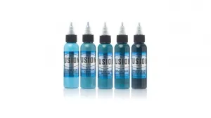 Fusion Ink - Opaque Blue Set