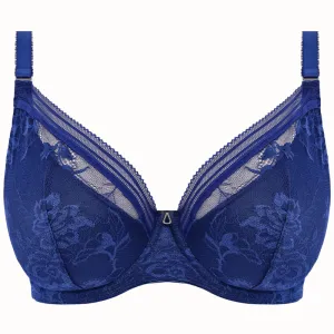 Fusion Lace Padded Plunge Bra French Navy Blue - Fantasie