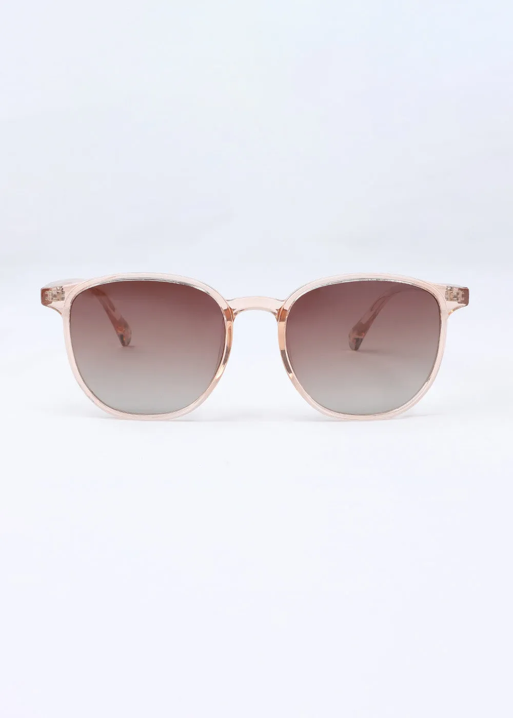 Fuzz Peach Unisex Oval Sunglasses