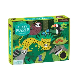 Fuzzy Puzzle 42 Pieces - Rainforest