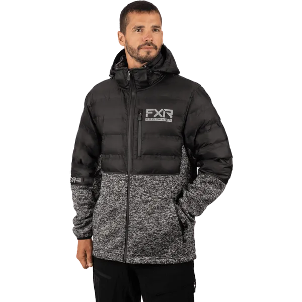 FXR Men's Excursion Lite Hybrid Quilted Hoodie