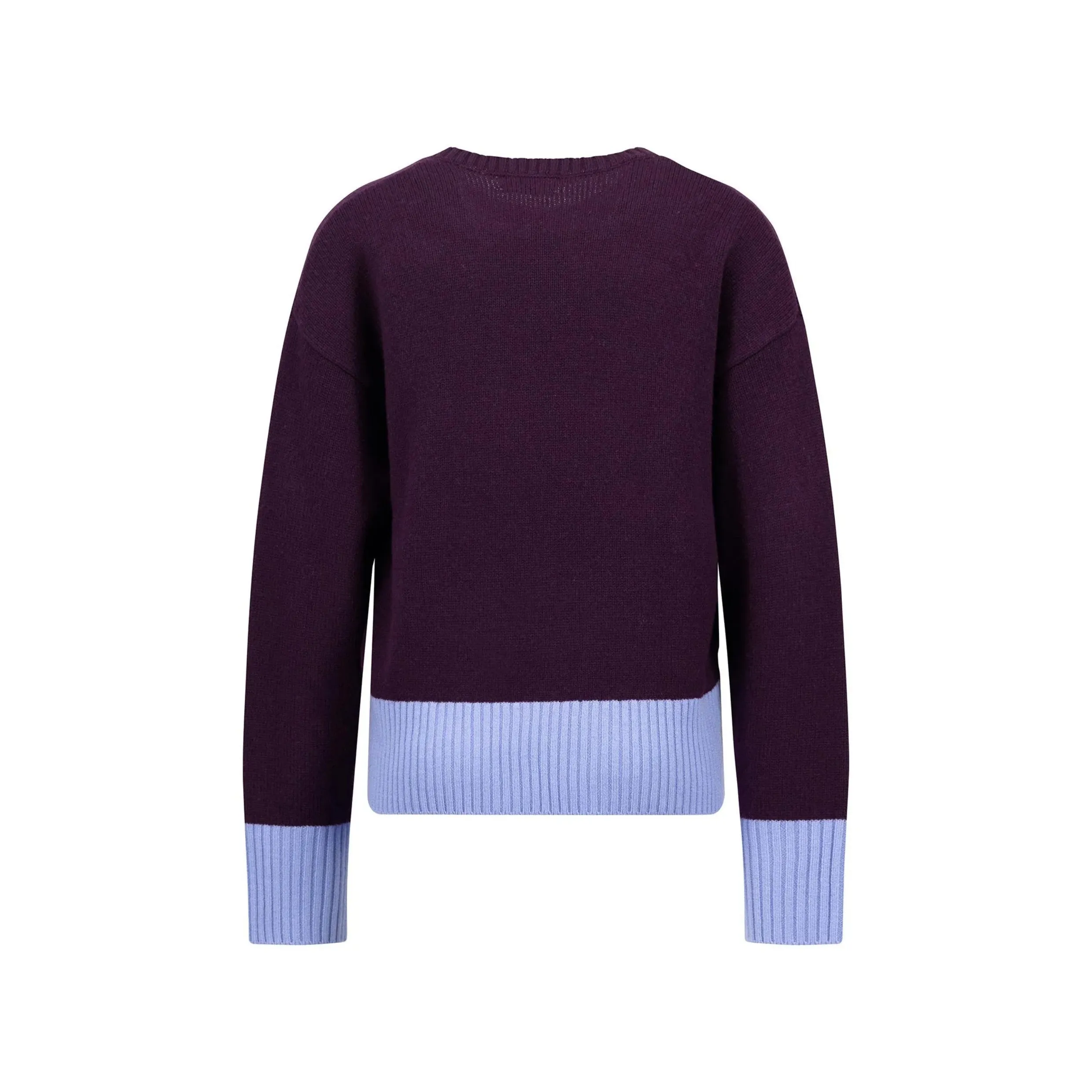 Fynch-Hatton Colourblock Jumper in Modern Plum 24097606