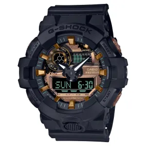 G-Shock Black & Rust Series GA700RC-1A/GA-700RC-1A