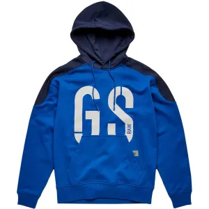 G-Star ORIGINALS 89 LOGO BLOCK HOODY SW / Men’s - LIGHTING BLUE