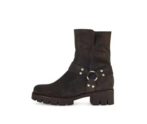 Gabor Suede Biker Ankle Boot