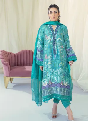 Gaia '23 - Edna Emerald Shirt And Dupatta