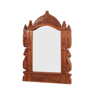 Gajraj carved Teak Mirror Frame