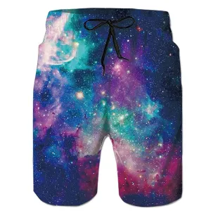 Galaxy Funny Swim Trunks