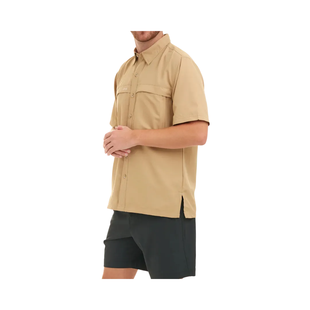 Gameguard Men's Khaki Classic Microfiber Shirt