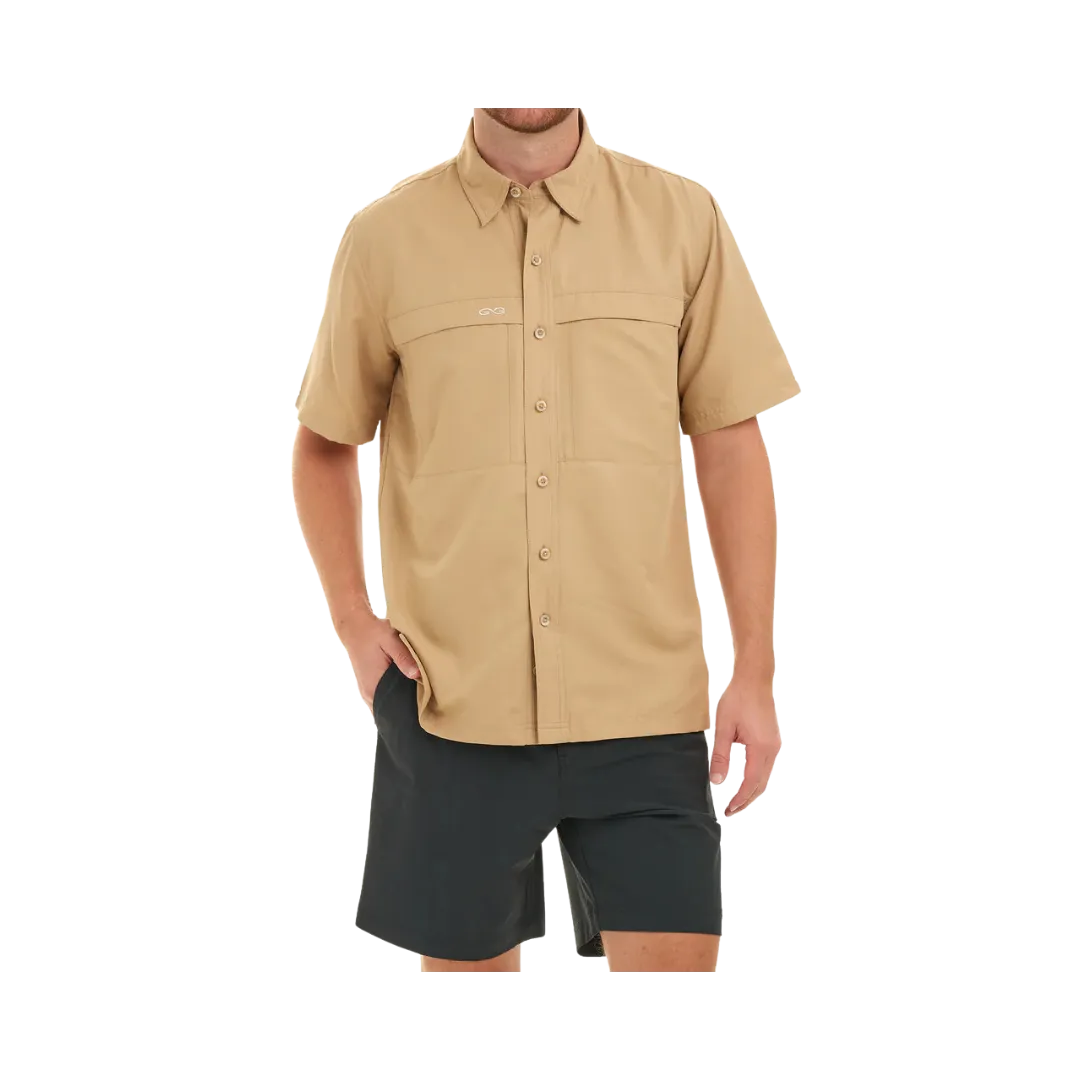 Gameguard Men's Khaki Classic Microfiber Shirt