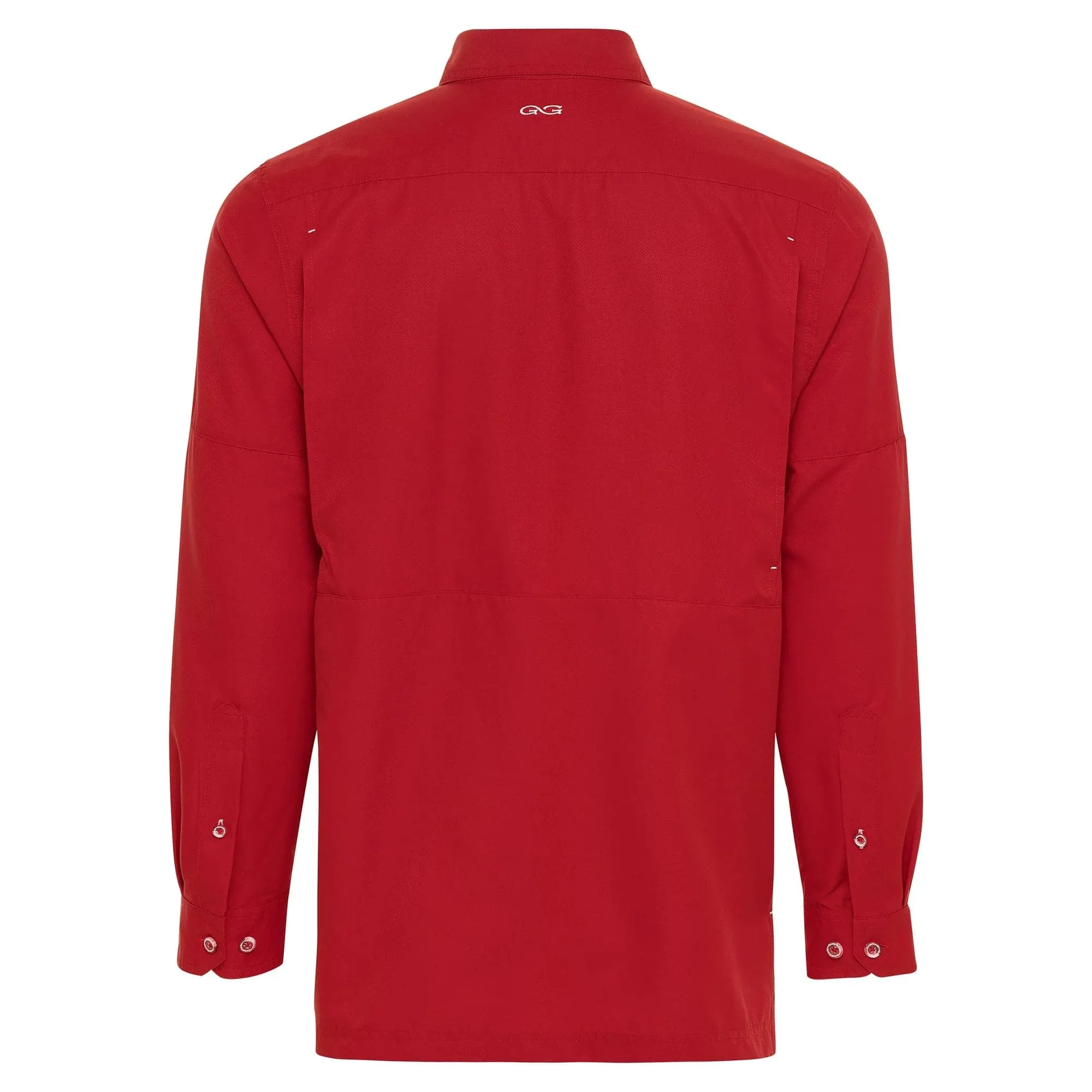 Gameguard Men's Microfiber Longsleeve Crimson Shirt - Extra Big