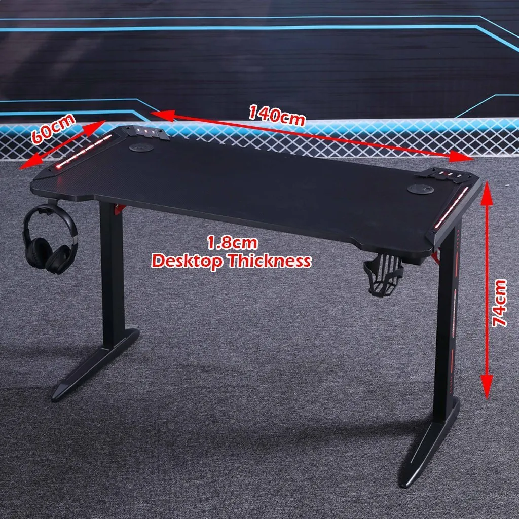 Gaming Desk Desktop PC Computer Desks Desktop Racing Table Office Laptop Home AU