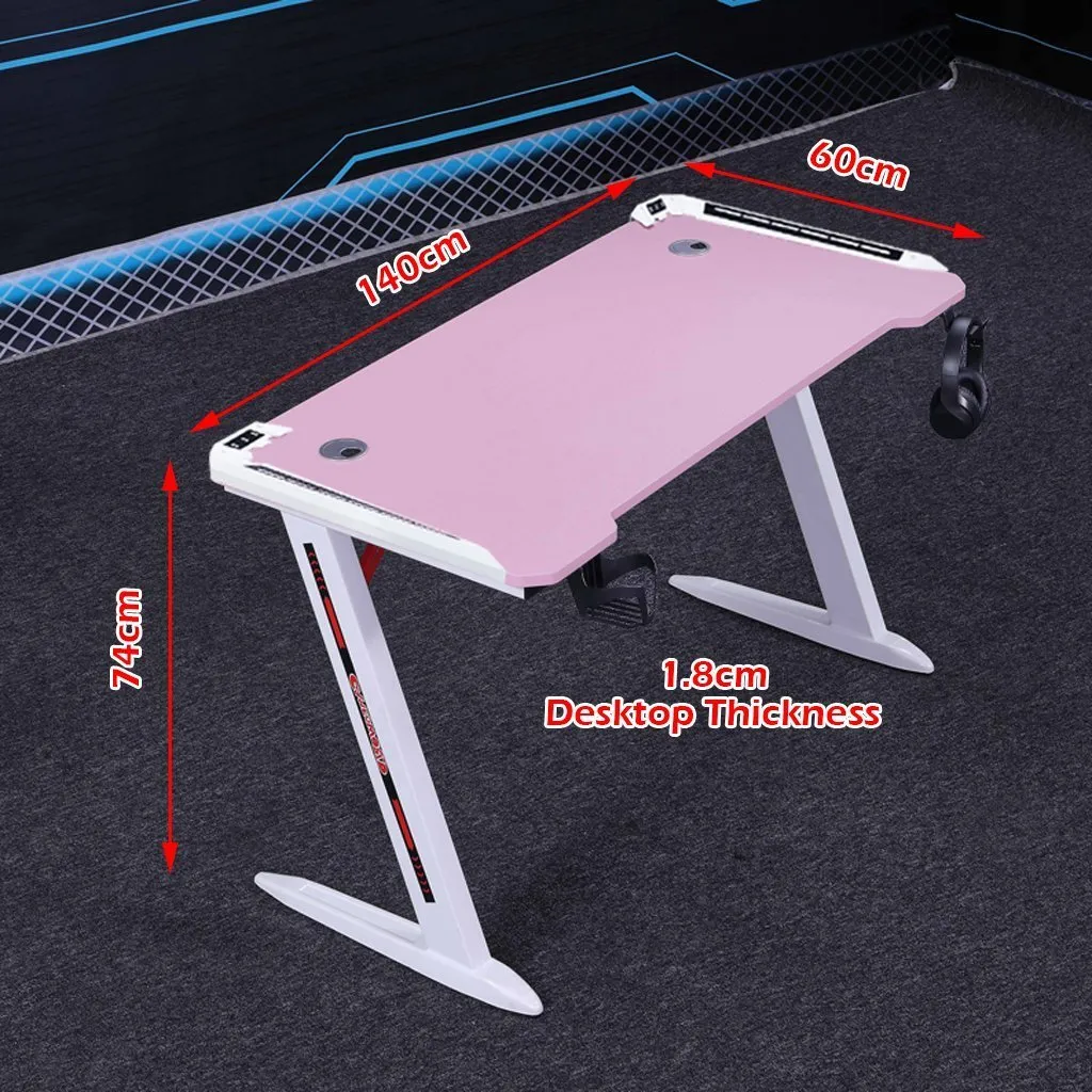 Gaming Desk Desktop PC Computer Desks Desktop Racing Table Office Laptop Home AU