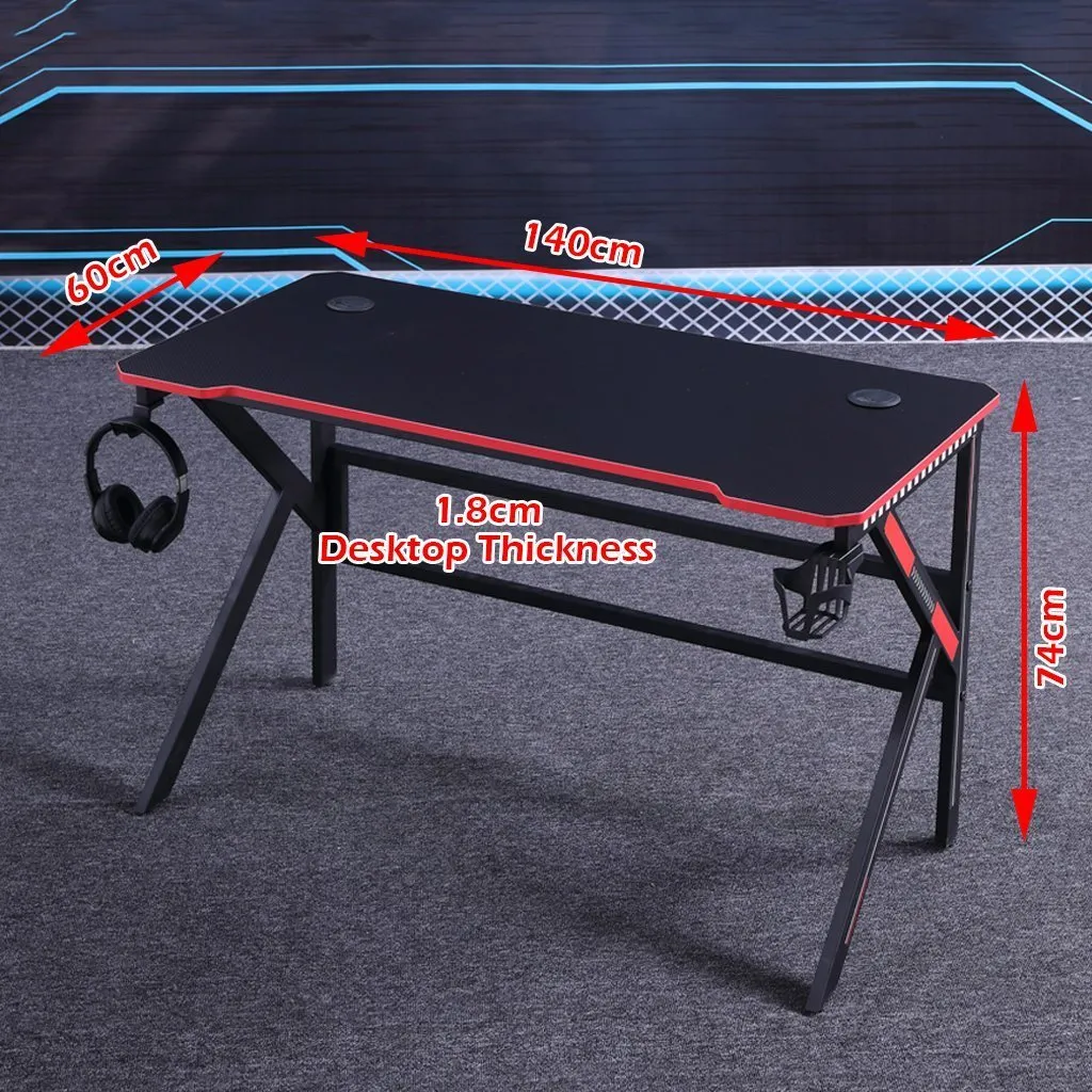 Gaming Desk Desktop PC Computer Desks Desktop Racing Table Office Laptop Home AU