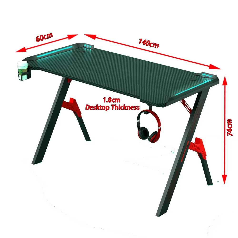 Gaming Desk Desktop PC Computer Desks Desktop Racing Table Office Laptop Home AU