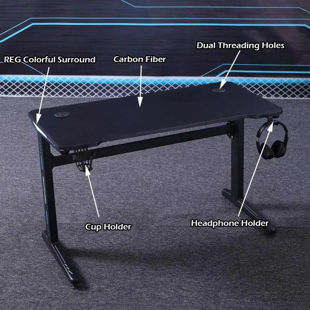 Gaming Desk Desktop PC Computer Desks Desktop Racing Table Office Laptop Home AU