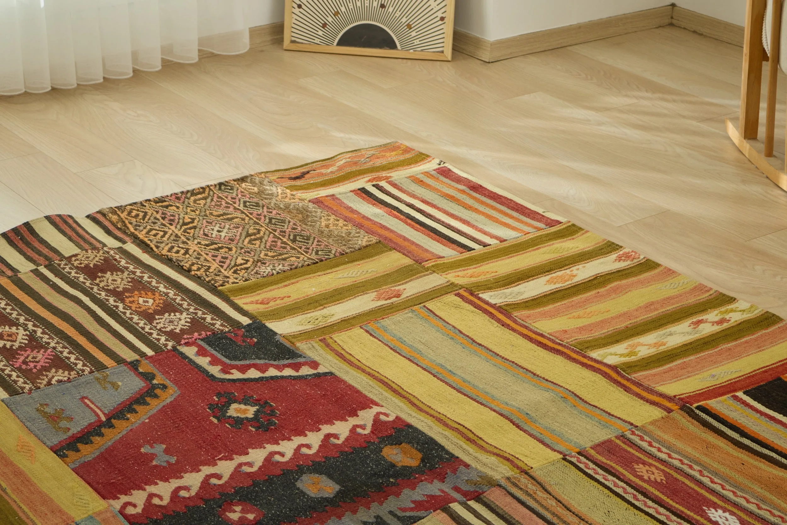 Ganah - Vintage Turkish Patchwork Rug