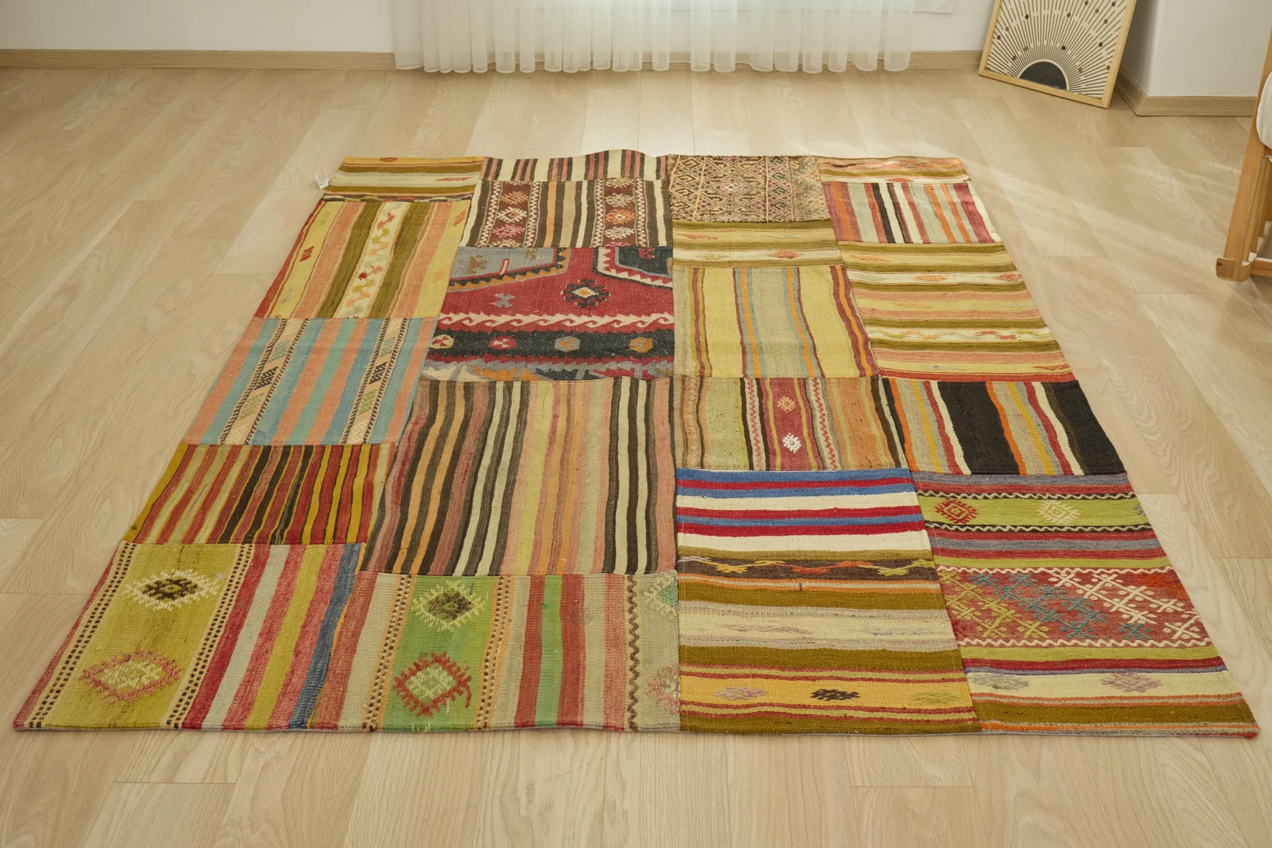 Ganah - Vintage Turkish Patchwork Rug