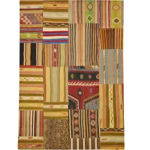 Ganah - Vintage Turkish Patchwork Rug