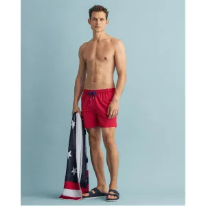 GANT Classic Fit Swim Shorts - Bright Red