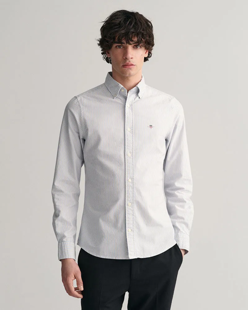 Gant Clothing Slim Oxford Banker Stripe Shirt