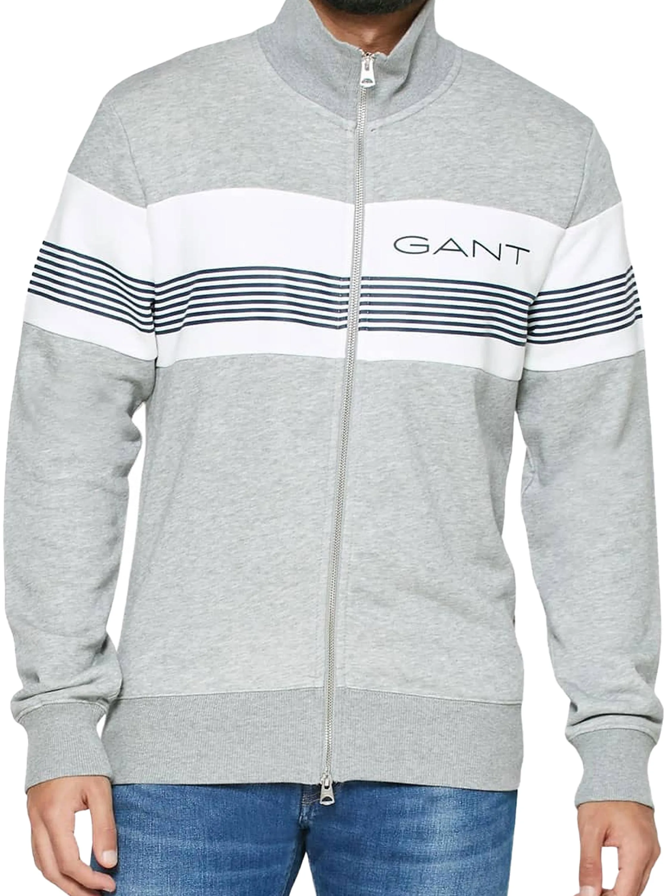 Gant | Mens Zip Through Sweatshirt