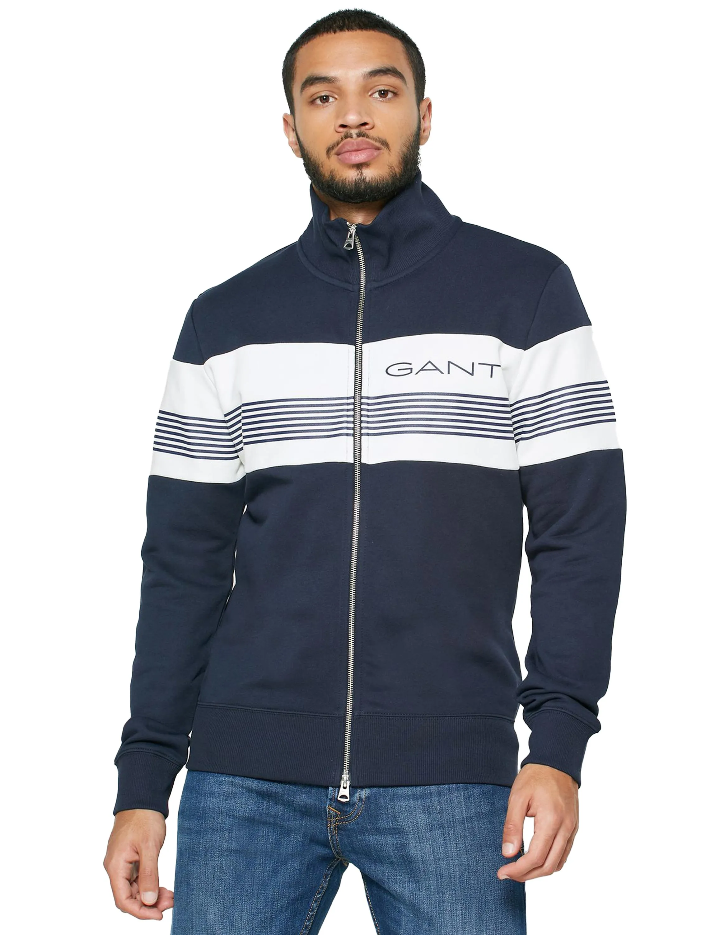 Gant | Mens Zip Through Sweatshirt