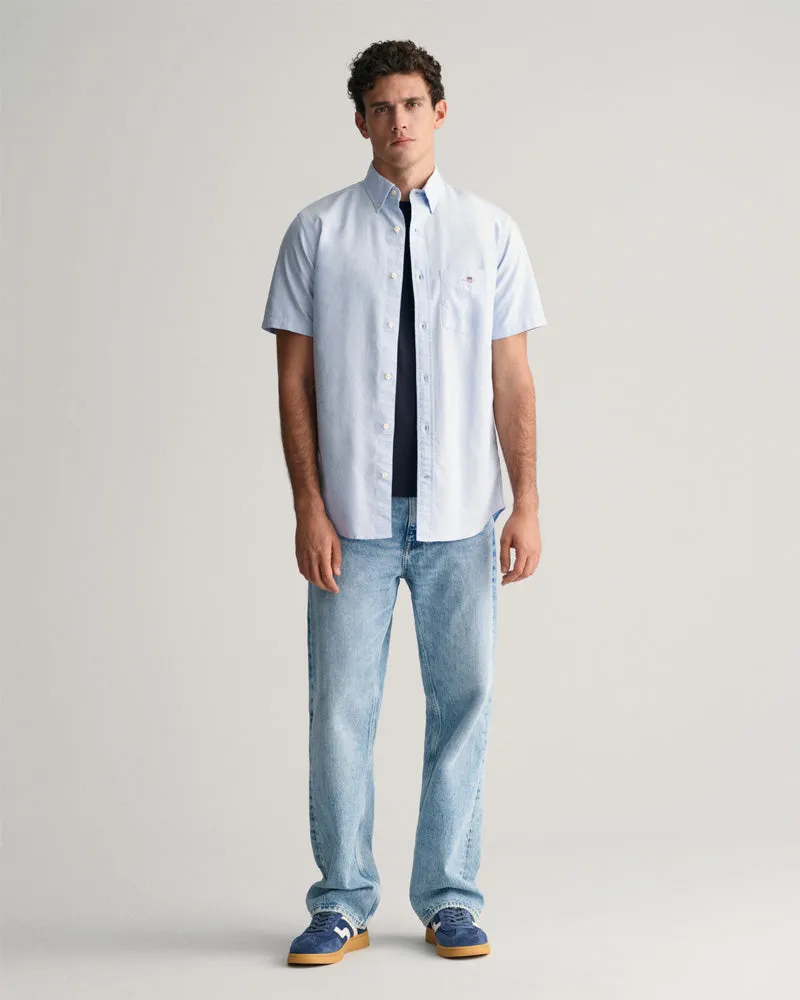 Gant Regular Fit Oxford Short Sleeve Shirt