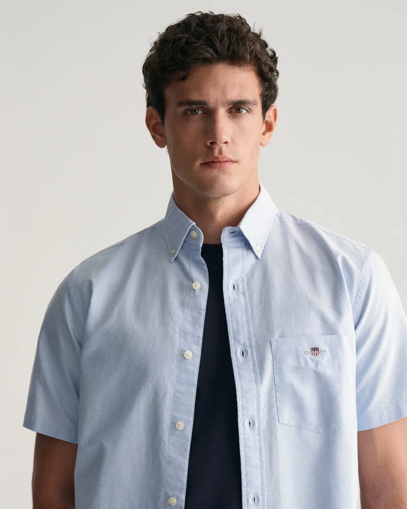 Gant Regular Fit Oxford Short Sleeve Shirt