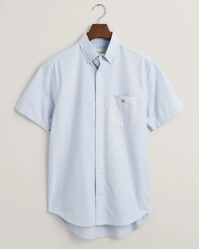 Gant Regular Fit Oxford Short Sleeve Shirt