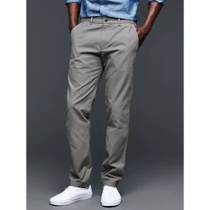 GAP Grey Slim Fit khaki Mens Chinos