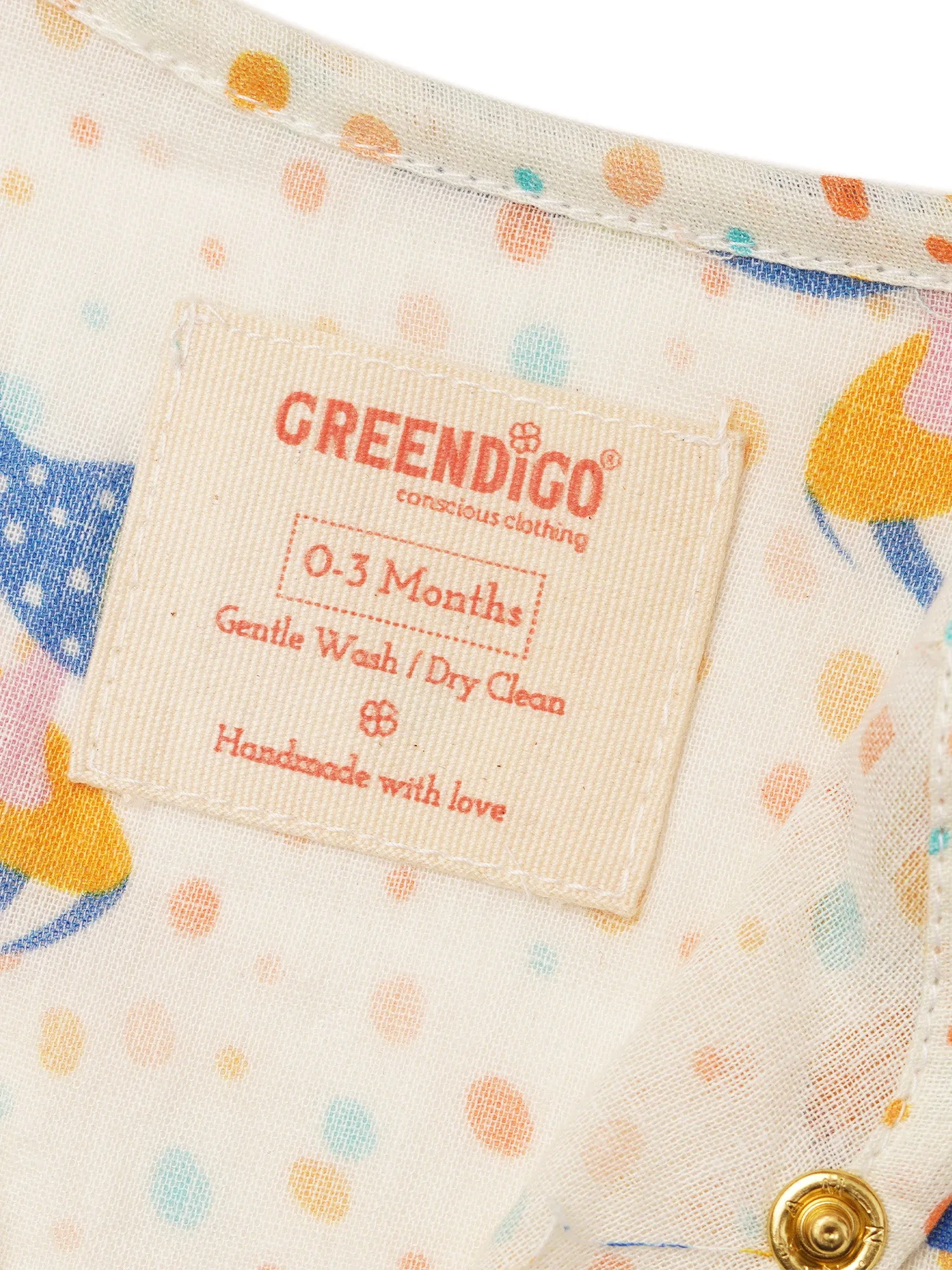 Garden Love - Baby Muslin Jhabla - Pack of 3