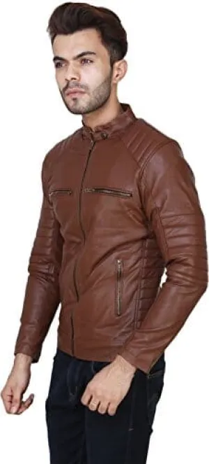 Garmadian Pu Leather Jacket for Men